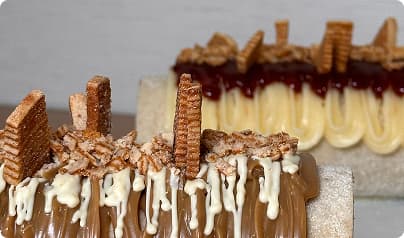 Bolo de rolo com topping 1100g