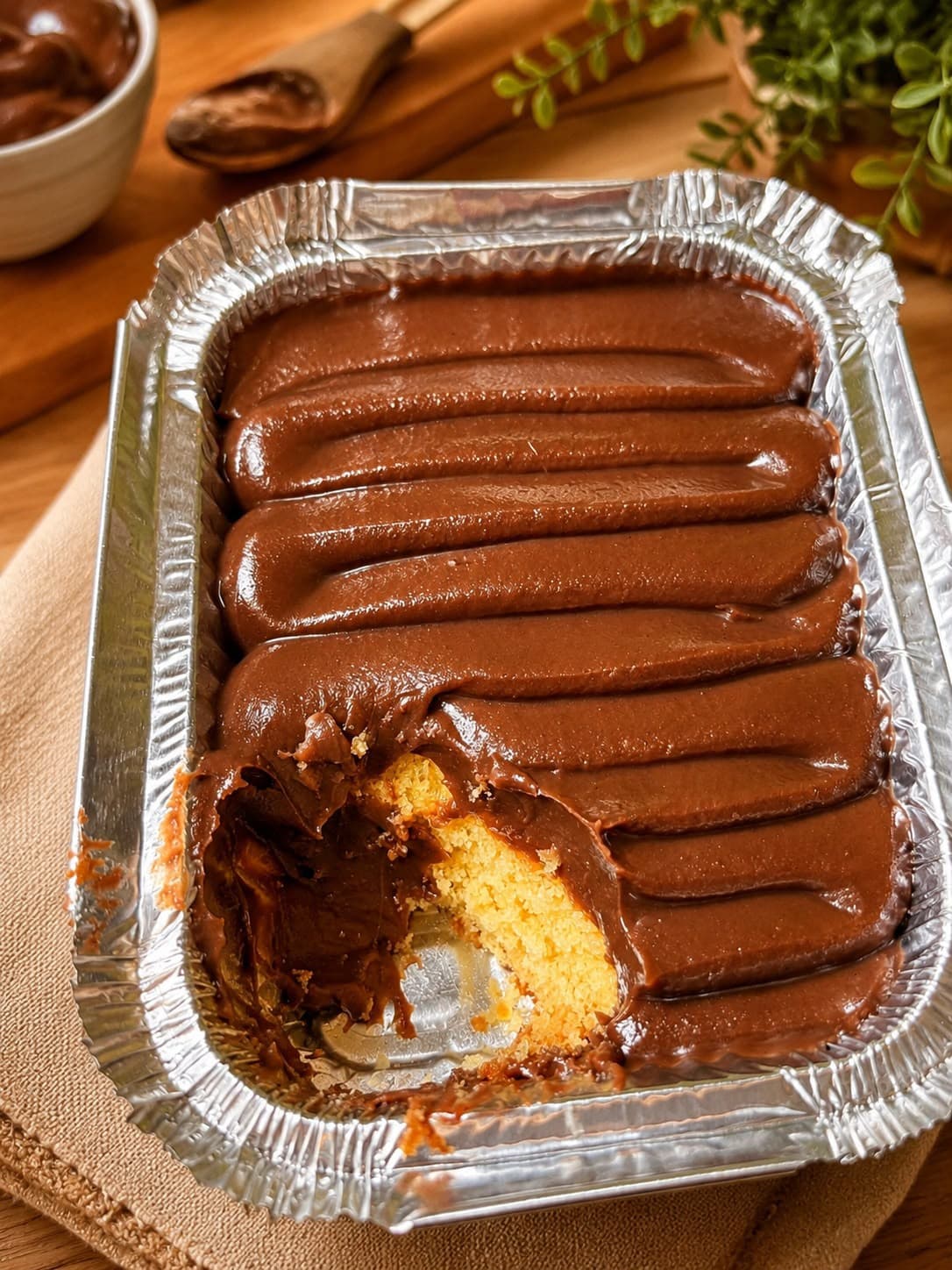Bolo de laranja com chocolate 320g